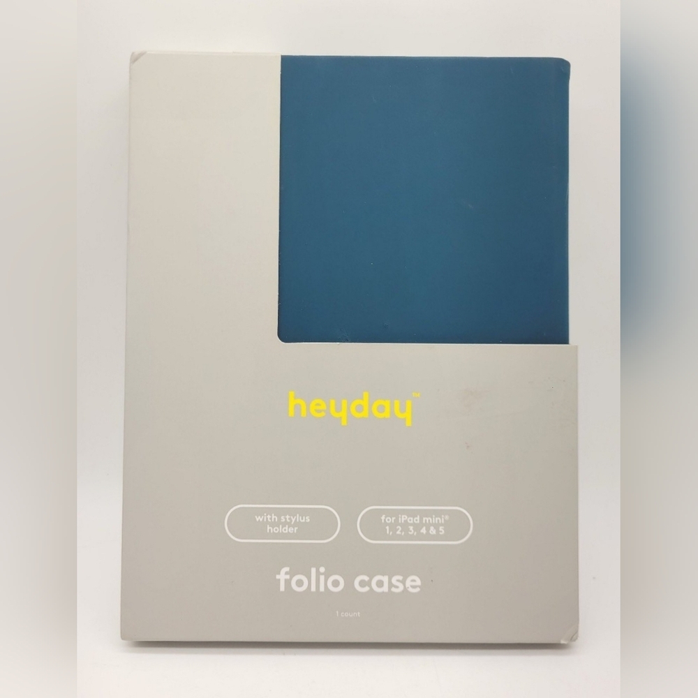 Blue iPad Mini 1-5 and Pencil Suede Case by heyday